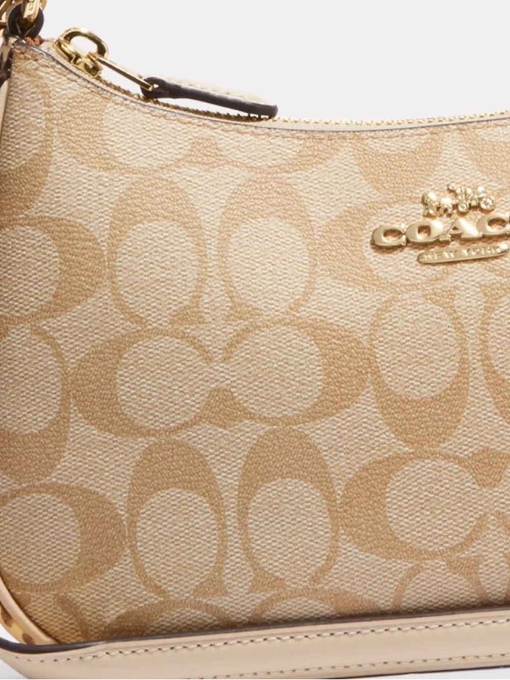 Coach Teri Shoulder Bag In Signature Canvas - Picture 3 of 10